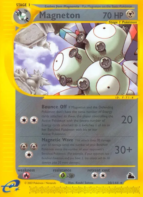 Magneton, card 20 from Skyridge