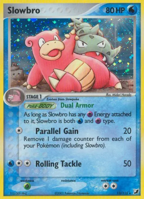 Slowbro, card 13 from Unseen Forces