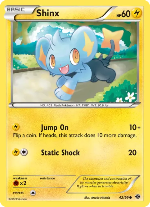 Shinx, card 42 from Next Destinies