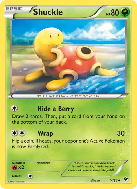Shuckle, carte 1 de Fates Collide