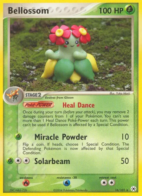 Bellossom, card 16 from Hidden Legends