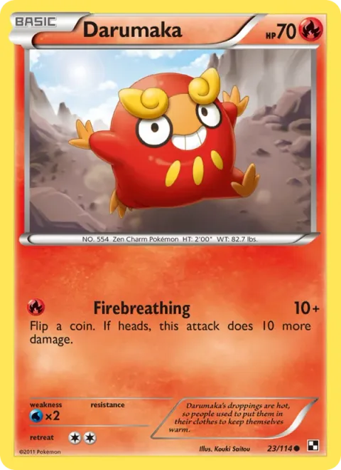 Darumaka, carte 23 de Black & White