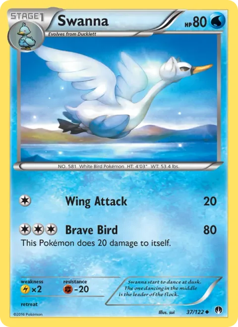 Swanna, card 37 from BREAKpoint