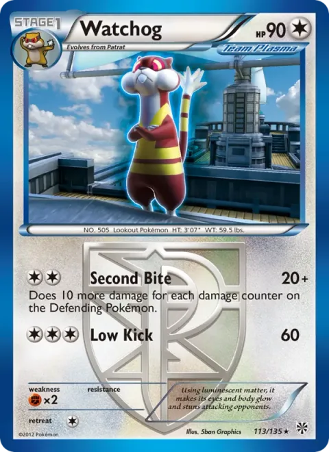 Watchog, card 113 from Plasma Storm
