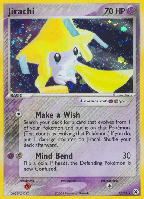 Jirachi, carte 8 de Hidden Legends