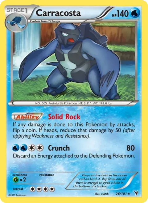 Carracosta, card 26 from Noble Victories