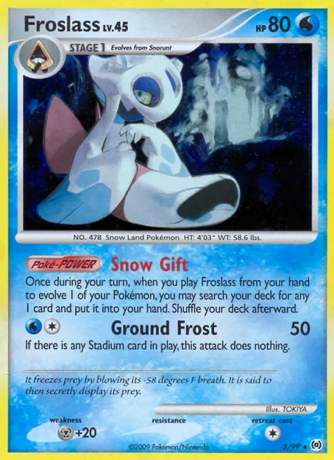 Froslass, card 2 from Arceus
