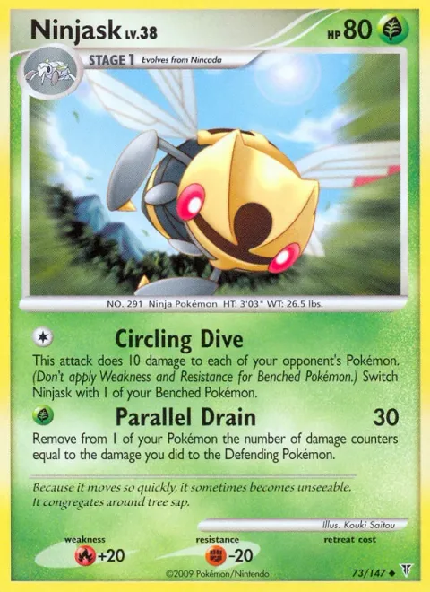 Ninjask, card 73 from Supreme Victors