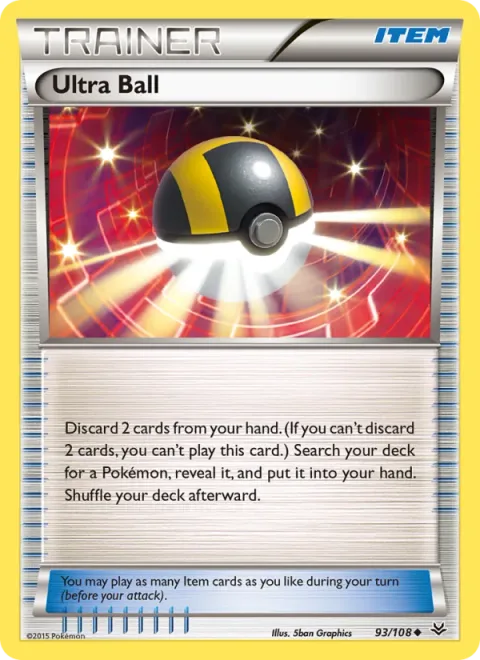 Ultra Ball, card 93 from Roaring Skies
