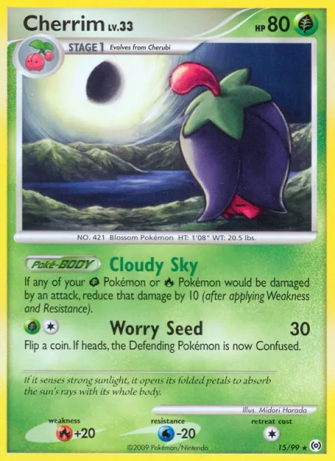 Cherrim, card 15 from Arceus