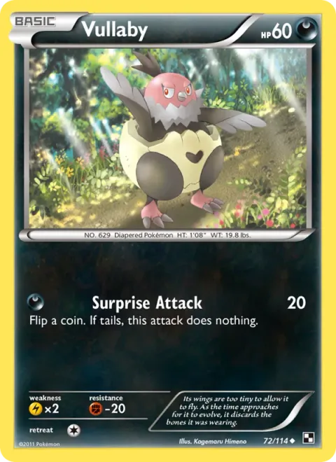 Vullaby, card 72 from Black & White