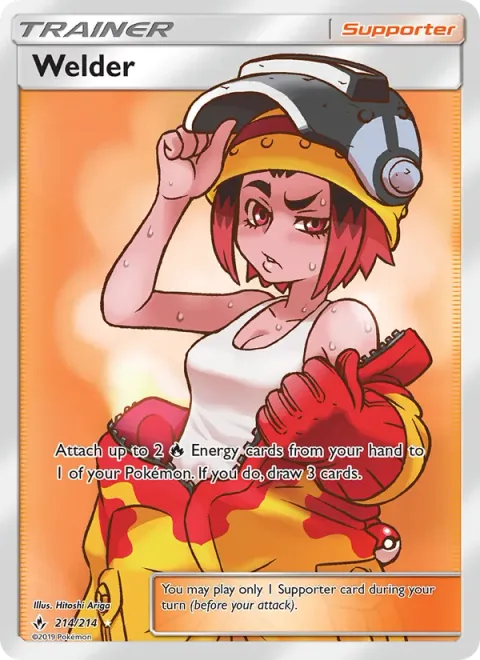 Welder, card 214 from Unbroken Bonds