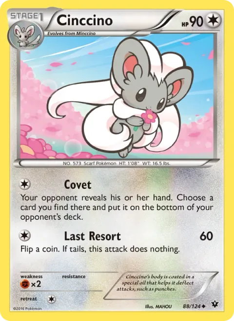 Cinccino, card 88 from Fates Collide