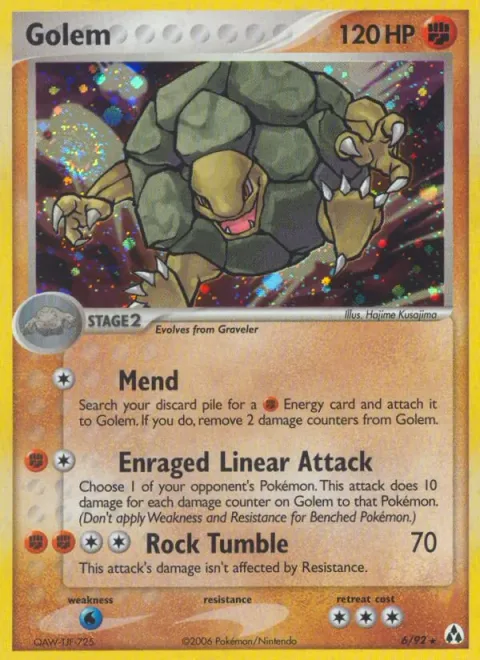 Golem, card 6 from Legend Maker