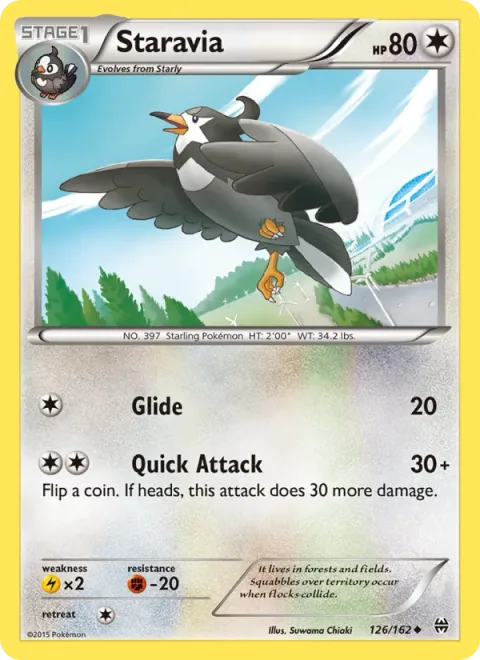 Staravia, card 126 from BREAKthrough