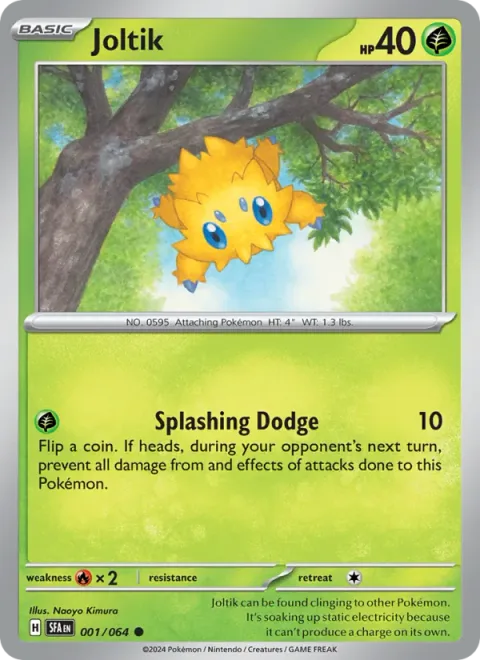 Joltik, card 001 from Shrouded Fable