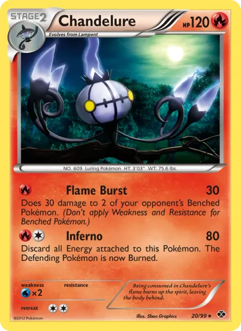 Chandelure, card 20 from Next Destinies