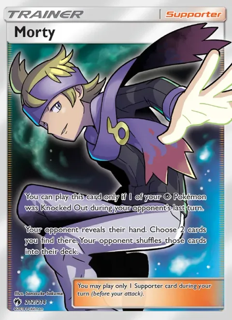 Morty, card 212 from Lost Thunder