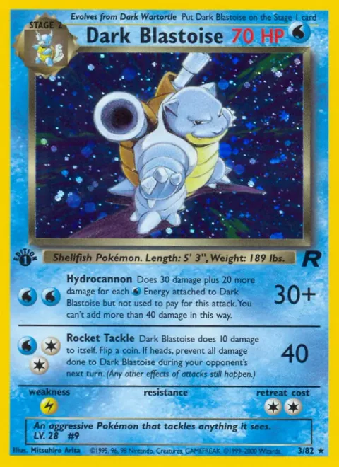 Dark Blastoise, carte 3 de Team Rocket