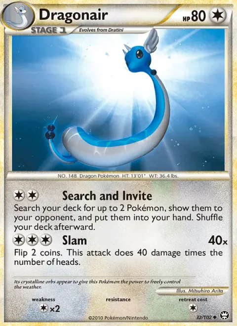 Dragonair, card 32 from Triumphant