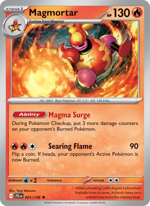 Magmortar, card 021 from Journey Together