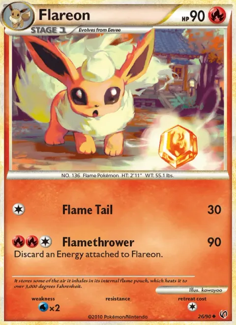 Flareon, carte 26 de Undaunted