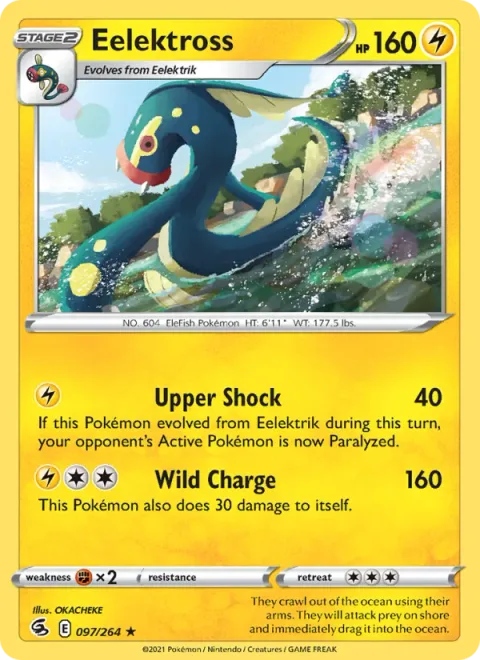 Eelektross, card 97 from Fusion Strike