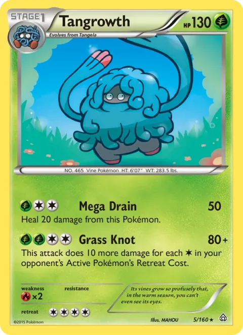 Tangrowth, card 5 from Primal Clash