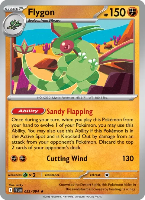 Flygon, carte 053 de Phantasmal Flames