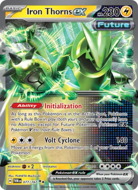 Iron Thorns ex, carte 077 de Twilight Masquerade