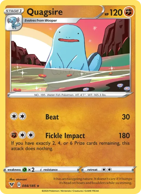 Quagsire, carte 84 de Vivid Voltage