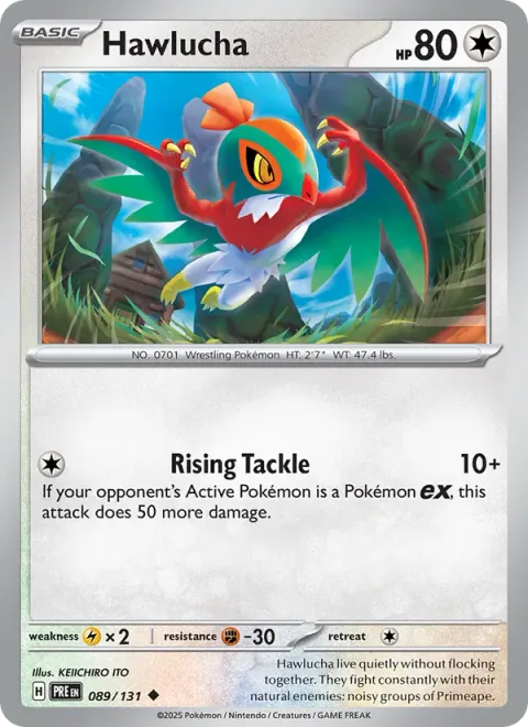 Hawlucha, carte 089 de Prismatic Evolutions