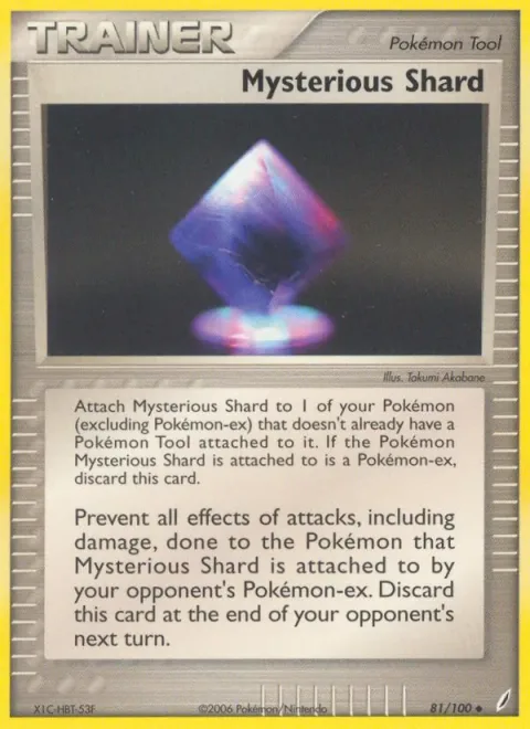 Mysterious Shard, card 81 from Crystal Guardians