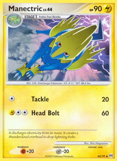 Manectric, carte 44 de Arceus