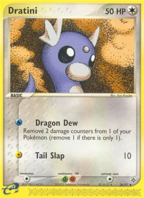 Dratini, carte 26 de Dragon