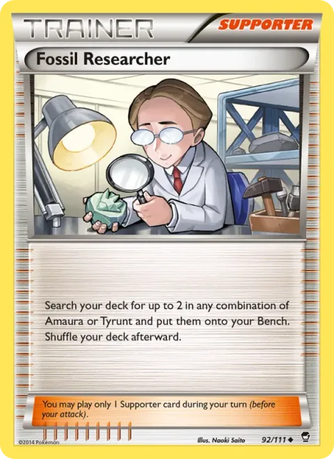Fossil Researcher, carte 92 de Furious Fists