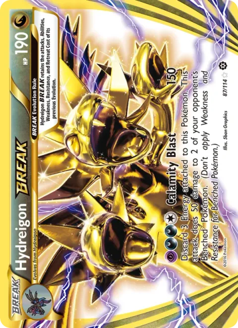 Hydreigon BREAK, carte 87 de Steam Siege