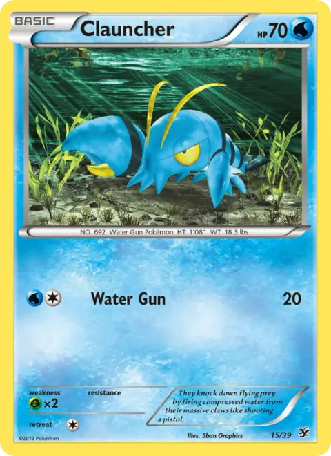 Clauncher, card 15 from Kalos Starter Set