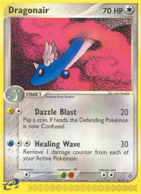 Dragonair, carte 14 de Dragon