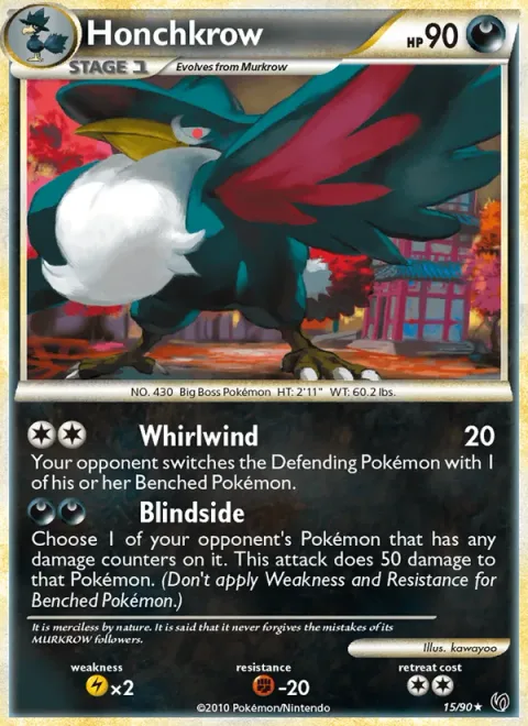 Honchkrow, carte 15 de Undaunted