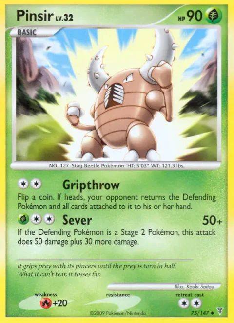 Pinsir, card 75 from Supreme Victors