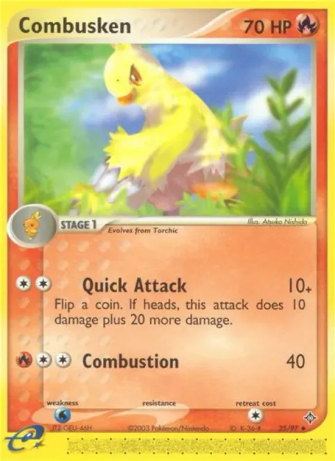Combusken, carte 25 de Dragon