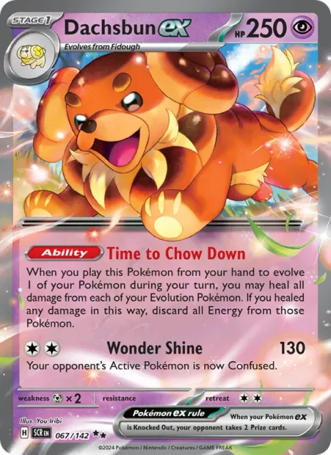 Dachsbun ex, carte 067 de Stellar Crown