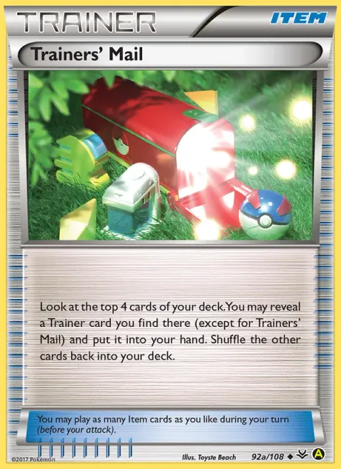 Trainers' Mail, carte 92a de Roaring Skies