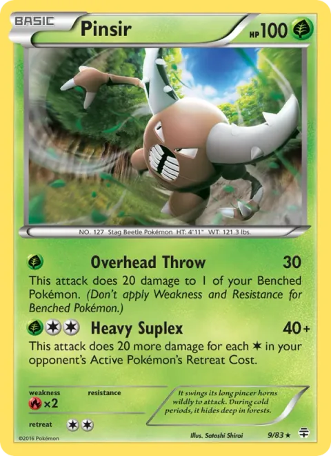 Pinsir, carte 9 de Generations