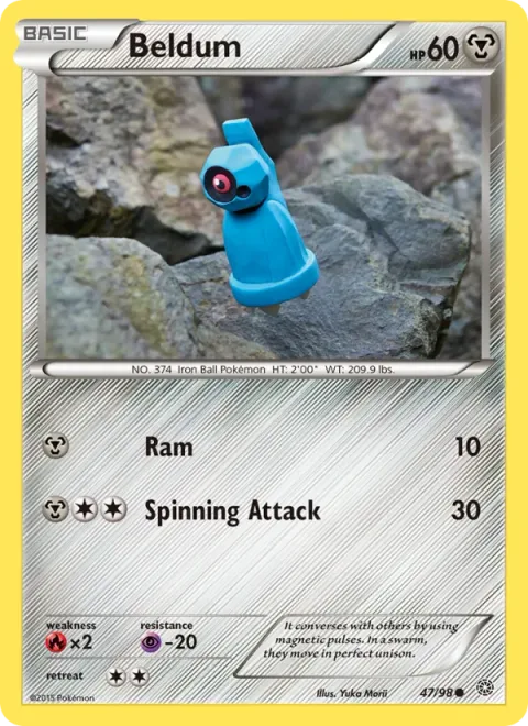 Beldum, card 47 from Ancient Origins
