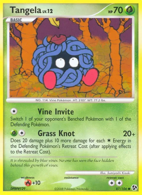 Tangela, carte 87 de Great Encounters