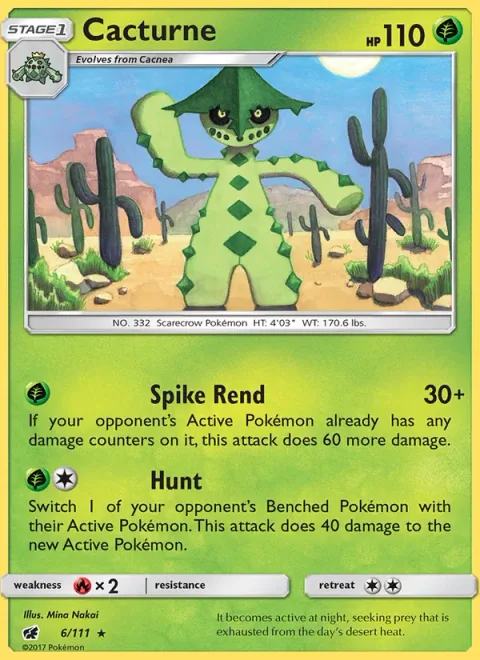 Cacturne, card 6 from Crimson Invasion
