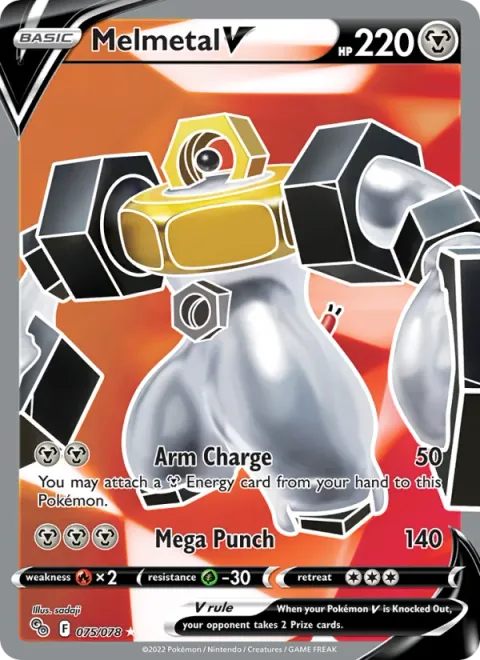 Melmetal V, card 075 from Pokémon GO