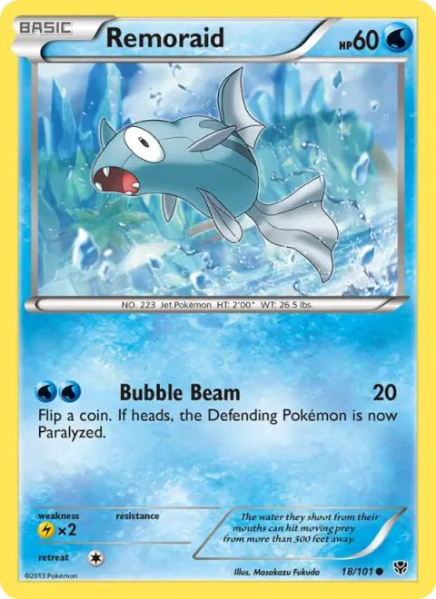 Remoraid, card 18 from Plasma Blast